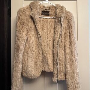 Guess Rabbit Fur Jacket